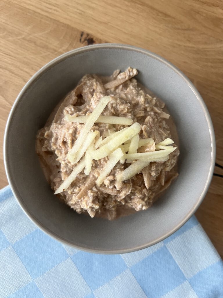 Recept appel kaneel overnight oats